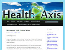 Tablet Screenshot of health-axis.com